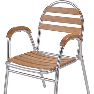<span class=keywords><strong>Chaise</strong></span> <span class=keywords><strong>de</strong></span> jardin en plastique bois minimaliste d'extérieur Simple Empilable Légère Balcon Hôtel <span class=keywords><strong>Restaurant</strong></span> <span class=keywords><strong>Terrasse</strong></span> Meubles - Product Image 1