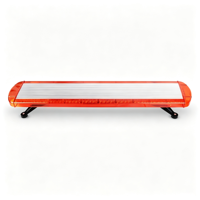 Feux de signalisation LED 88W, 26 modes stroboscopiques, montage sur toit, support en acier inoxydable, IP65, boîtier en alliage d'aluminium PC, plusieurs couleurs