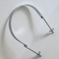 Pince de fixation en tissu pour mât de parasol, pince réglable pour parasol de plage, drapeau, bannière, support d'affichage extérieur