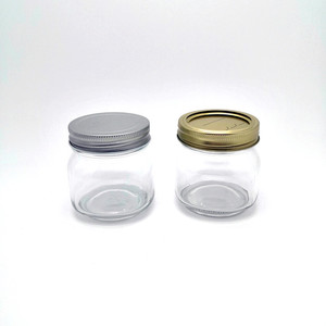 Bocaux mason en verre avec couvercles pour la fabrication <span class=keywords><strong>de</strong></span> bougies, 8 oz/250 ml - Product Image 1