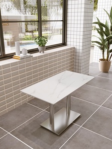 Restaurant Furniture <strong>Modern</strong> Leather <strong>Dining</strong> <strong>Table</strong> Chair <strong>Bench</strong> Sofa Seating for Cafe Coffee Shop Hotel Mall Home Bar - Product Image 3