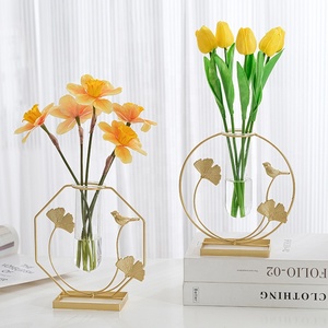 Vase à fleurs minimaliste moderne pour centre de table, support de plante hydroponique pour la <span class=keywords><strong>d</strong></span>écoration de la maison et du bureau - Product Image 2