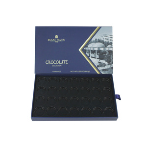 Boîte à chocolat personnalisée avec tiroir, emballage alimentaire de luxe en papier, boîtes à chocolat vides avec plateau - Product Image 2