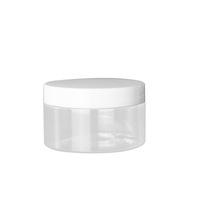 Bouteille en plastique PET transparente de 250 ml pour fruits secs, tisanes, crèmes cosmétiques et lotions, modèle de qualité alimentaire, 89 dents, en stock