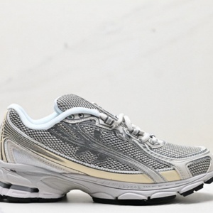 Scarpe da Corsa Moda 2026, Sneakers Casual Versatili di Tendenza, Rete Multistrato con Sovrapposizioni Argento Metallizzato - Product Image 4