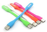 Lampe USB colorée réglable bon marché d'usine Mini lumière LED flexible pour ordinateur portable Lampe de lecture LED pliable USB