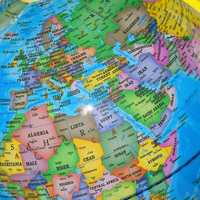 Carte colorée et facile à lire, haute et claire, éducative, Interactive, monde, terre, Globe, tige, jouet pour enfants, apprentissage géologique