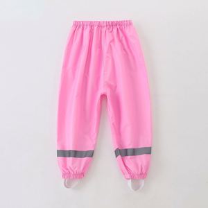 Pantalones Impermeables para Niños y Niñas, con Decoración de Logo de Agua y Arena, Cómodos para Jardín de Infancia, Campamentos y Excursiones - Product Image 2