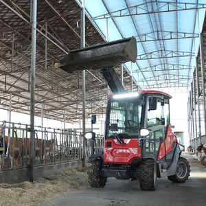 Chariot télescopique multifonctionnel EVERUN à quatre roues motrices, chariot élévateur agricole 4x4 - Product Image 3