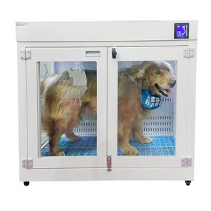 Asciugatore per Animali Domestici Ecologico Intelligente in Acciaio Inox, Armadio di Asciugatura Automatico Ricaricabile con Luce LED UV per <span class=keywords><strong>Cani</strong></span>, Certificato CE - Product Image 1