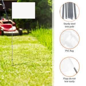 Meilleure vente de petits drapeaux de signalisation personnalisés pour l'extérieur de l'entreprise drapeaux de marquage en PVC pour l'enquête - Product Image 6