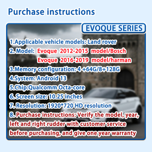 <span class=keywords><strong>Witson</strong></span> OEM Phong Cách Kép Hệ Thống <span class=keywords><strong>GPS</strong></span> Stereo USB Carplay Máy Nghe Nhạc Cho Phạm Vi Rover Evoque L538 2012-2019 10.25 "Qled Màn Hình Hỗ Trợ CD - Product Image 6