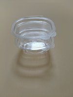 Boîte alimentaire carrée jetable en PET écologique pour salades et aliments pour animaux de compagnie – Taille et couleur personnalisables – Usage en magasin