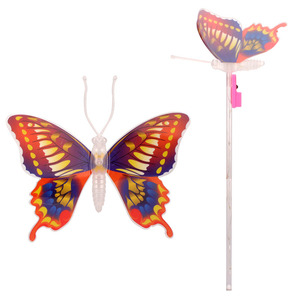Baguette magique en plastique pour enfants, baguette magique lumineuse en forme de papillon, jouet de fête unisexe de 5 à 7 ans - Product Image 2