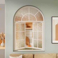 Ventana Abatible de Aluminio con Marco Estrecho y Diseño de Rejilla Colonial, Resistente al Viento, Alto Rendimiento, Estándar AS2047