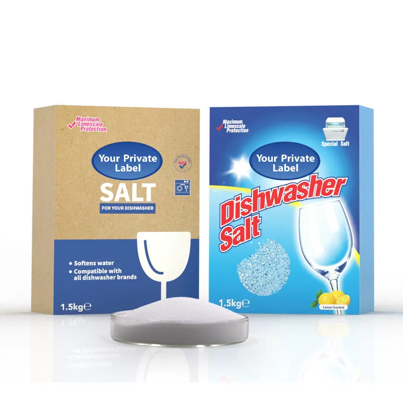 硬水軟化剤に特別なOEM食器洗い機塩純粋な処方