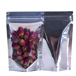 Nhà máy tùy chỉnh trong suốt Pet Nhựa đứng lên túi thực phẩm cấp dây kéo khóa chống ẩm OEM dịch vụ bao bì moq - Product Image 4