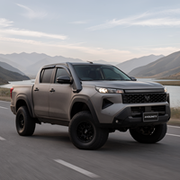 Kit de Snorkel 4x4 para Toyota Hilux Travo 2026, Sistema de Admisión de Aire Elevado LLDPE con Plantilla, Accesorios de Snorkel para Coche 4x4