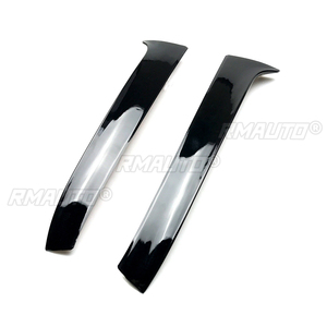 2 pièces Aileron latéral de fenêtre arrière noir brillant pour Volkswagen Golf 7 MK7 Variant Wagen 2014-2017 Accessoires de voiture - Product Image 4