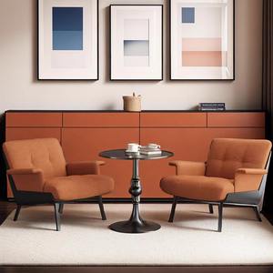 Conjunto de sofá lounge con mesa y sillas para el vestíbulo de un hotel o área de reuniones de oficina - Product Image 5