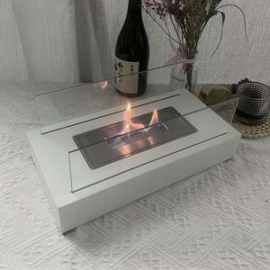 Modern tasarım masa şömine ateş çukuru küçük açık/kapalı gerçek alev kase şekline mangal Spa dekor için harika güverte masa üstü - Product Image 2