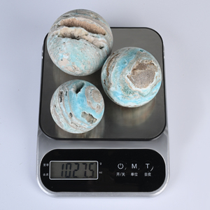 High Quality Polished Stone <b>Ball</b> Hemimorphite Sphere for Home Decoration - Product Image 3