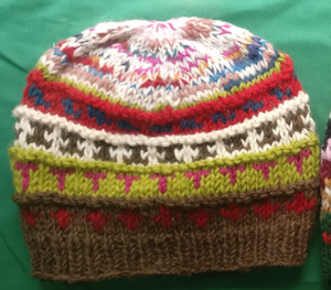 Bennie Tùy Chỉnh Kích Thước Mùa Đông Sọc Mũ Sọ Tay Dệt Kim 100% Mũ Len Cho Du Lịch Hoặc Kinh Doanh Sử Dụng - Product Image 3