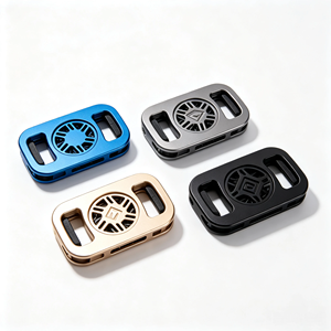 OEM CNC Aluminum <b>Phone</b> Cooling Back Clip Custom Logo Metal Decor Patch For Digital Accessories Bulk Order - Product Image 1