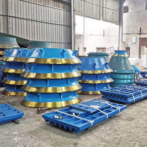 Piezas de repuesto para trituradora de cono de acero con alto contenido de manganeso serie GP: Manto y revestimiento de tazón de fundición procesados - Product Image 4