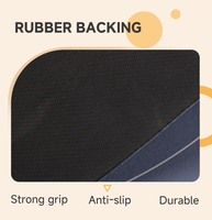 SHENGDE absorbant chinois bain tapis réutilisable violet ensemble antidérapant douche en caoutchouc sol salle de bain tapis pour toilette