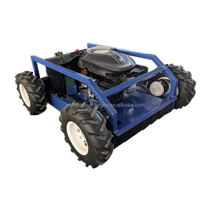 Умный Интеллектуальный гусеничный газонокосилка с дистанционным управлением перезаряжаемая электрическая газонокосилка с расширенной режущей травяной коробкой - Product Image 1