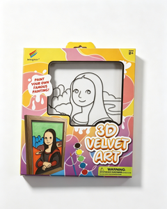 Kit Artistico in Velluto Fai-da-Te all'Ingrosso, Set Educativo per Bambini con Dipinto Famoso della Madonna di <span class=keywords><strong>Gioconda</strong></span>, Giocattolo Artigianale Fatto a Mano - Product Image 1