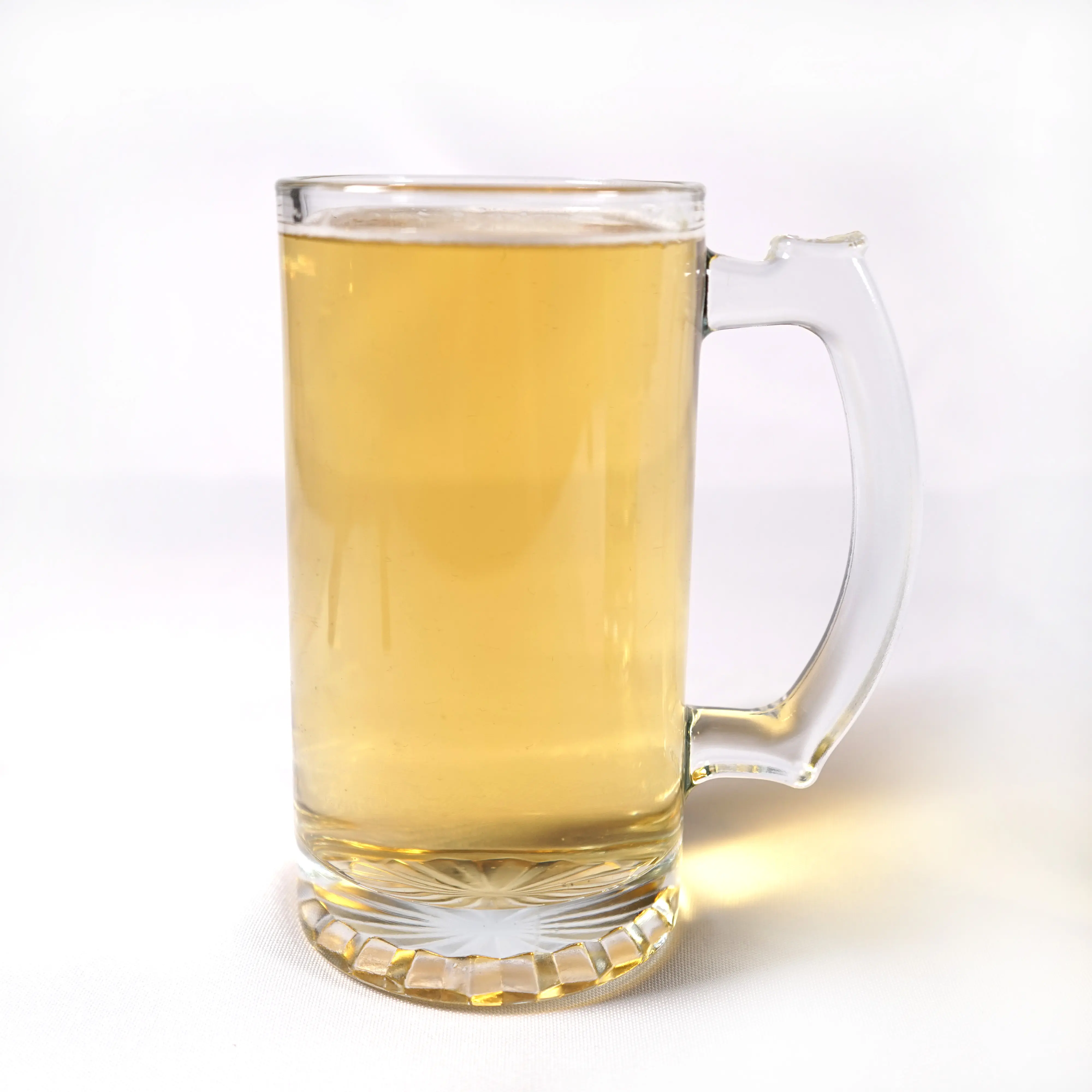 Promosyon babalar günü özel 16oz 25oz Jumbo ağır taban bira bardağı kupalar bira Stein kolu ile