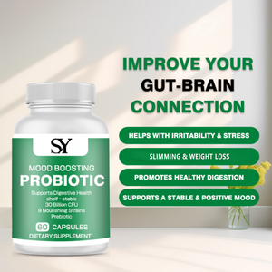 Prebiótico probiótico que estimula el estado de ánimo personalizado de primera calidad, apoya la salud digestiva, reduce la irritabilidad, regula el estrés estomacal - Product Image 3