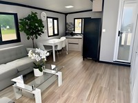 Maison modulaire moderne Voros Granny Flat 20/40 pieds, extensible, préfabriquée, conteneurisée, mobile, facile à assembler, petite maison