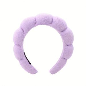 Bandeau en éponge en forme de nuage pour femme, style couronne haute, en tissu éponge doux, pour le lavage du visage, le maquillage et les accessoires de SPA - Product Image 6