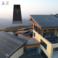 Nouveaux panneaux solaires de qualité supérieure, tôles de toiture BIPV, matériaux de construction à énergie verte, tuiles solaires