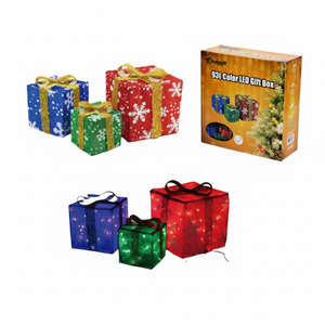 24PC/CS LED coffret cadeau de Noël 6 \ "8 \" 10 \ "utilisation d'ornement - Product Image 2