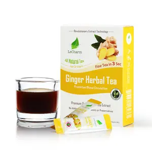 Chá de gengibre instantâneo com sabor de mel saco pequeno e pacote a granel disponível