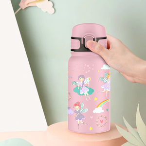 Eco-friendly Custom 350ml New Design Style Insulated Stainless Steel Water <b>Bottle</b> With Straw - Product Image 3