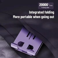 Nouveau support de téléphone pliable pour bureau, support de téléphone portable rotatif à 360 degrés, réglable en hauteur, en métal, compatible avec tous les smartphones