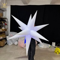 Sac à dos gonflable LED en forme d'étoile de 1,5 m de diamètre, idéal pour les spectacles de théâtre et les fêtes