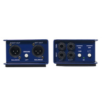 Boîtier de direct électro-acoustique J48 PRO pour guitare électrique, guitare électro-acoustique et clavier - Double canal