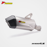 Système d'échappement de moto en fibre de carbone 3D à prix de gros Forsound Factory pour R1300GS, R1200GS, R1250GS