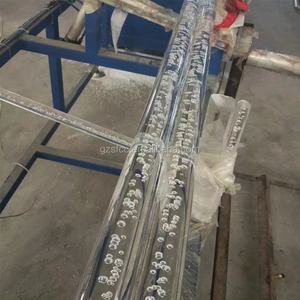 Barre de lumière LED à diamètres variés en acrylique transparent coloré avec bulles - Product Image 5