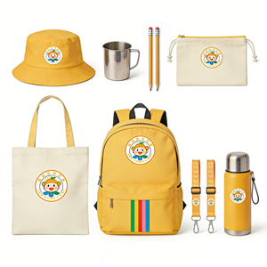 Ensemble cadeau promotionnel, articles scolaires personnalisés de qualité, impression sérigraphique sur coton, fournitures de papeterie avec logo pour les académies - Product Image 2