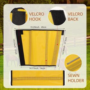Produsen siap dibuat anti-nyamuk Mesh kuda Fly-Proof sepatu perlengkapan penunggang kuda <span class=keywords><strong>Harness</strong></span> untuk naik 8 buah Pelindung kaki - Product Image 2