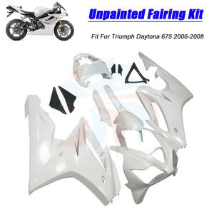 ชุดตัวถังแฟริ่งฉีดสีขาวไม่ลงสีสำหรับ<span class=keywords><strong>675</strong></span> <span class=keywords><strong>TRIUMPH</strong></span> <span class=keywords><strong>DAYTONA</strong></span> 2006 2008 <span class=keywords><strong>2007</strong></span>อุปกรณ์เสริมรถจักรยานยนต์ - Product Image 3