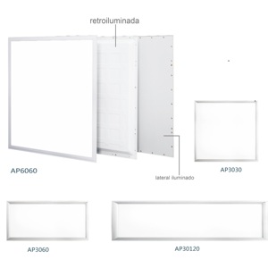 Panneau LED approuvé 110lm/w 595x595 <span class=keywords><strong>600x600</strong></span> 60x60 30x120 à faible UGR<19 3 36w 48w 80w étanche IP65 pour rétroéclairage - Product Image 4
