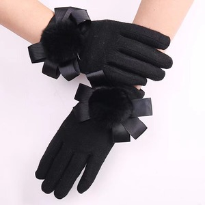 Gants en cachemire pour femmes, compatibles avec les écrans tactiles, doublés de polaire, pour la conduite, l'automne, l'hiver, le cyclisme en plein air - Product Image 4